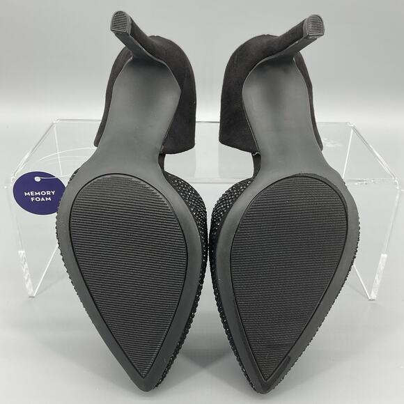 NEW Apt 9 Women’s Oslynn Studded Pointed D’Orsay Pumps Black Size 6 - Picture 8 of 10